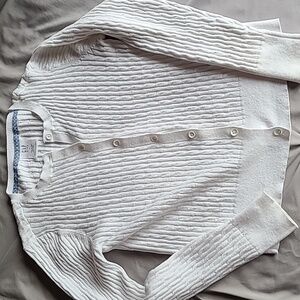 GAP Girls White Sweater Size M
